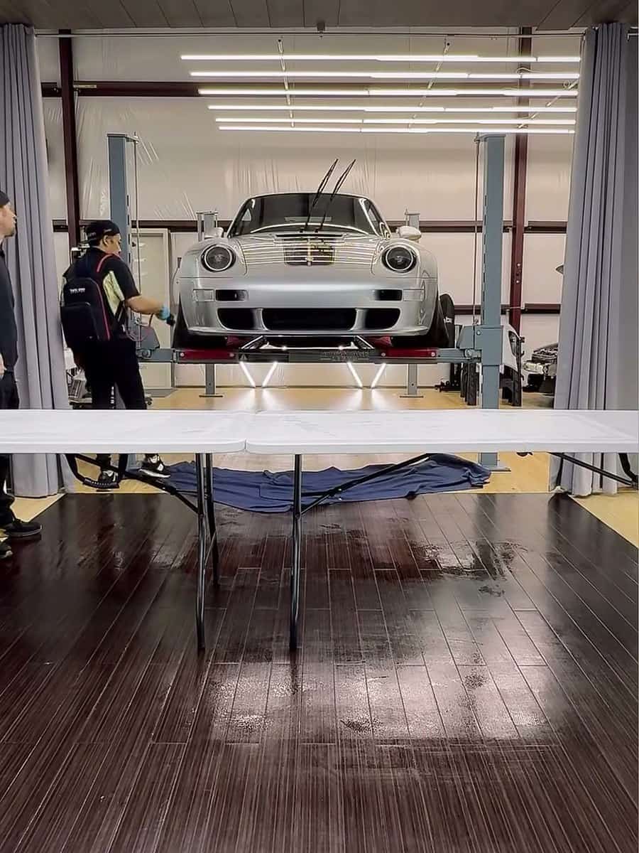Gunther Werks Porsche 993 at the 2026 rally